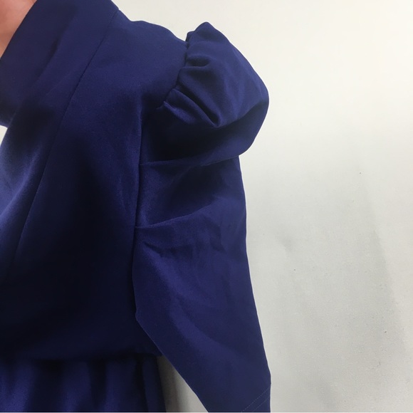 NWT Lulu's blue stay gorgeous one shoulder unique mini dress size XL - Picture 8 of 13